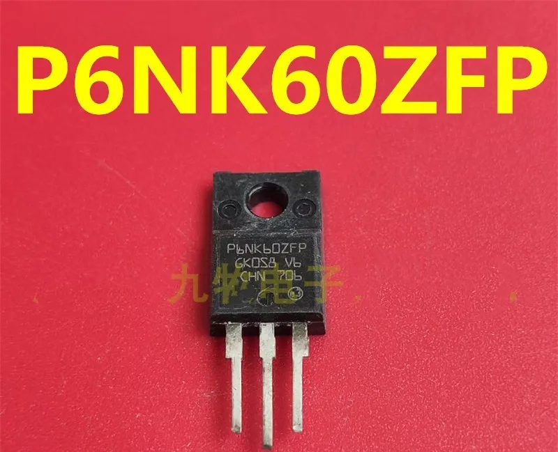 Used 5pcs P6NK60ZFP STP6NK60ZFP TO-220F Original disassembly