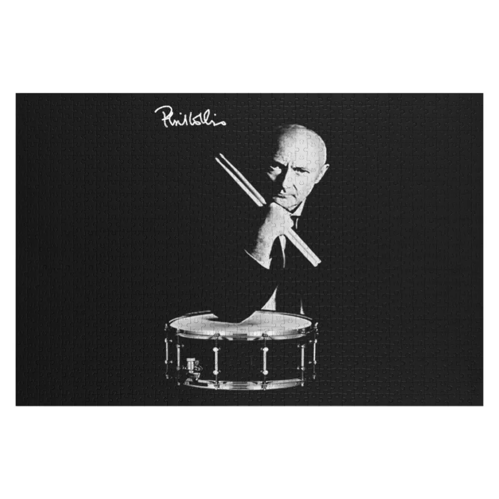

Musician T-ShirtPhil Collins Jigsaw Puzzle Customized Kids Gift Personalized Baby Object Puzzle