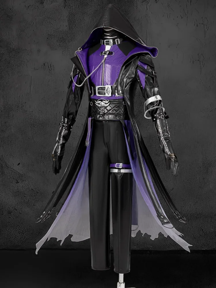 Qiyu Rafayel Anime Cosplay Traje Masculino, Uniforme Bonito, Roupas de Halloween, Interpretação de AbyssWalker, Roupas, Amor e Espaço
