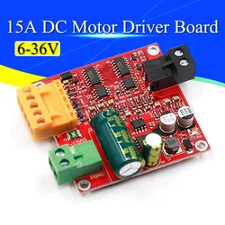 6-36V 15A High Power DC Motor Driver Board Precise DC Motor Drive Plate Module PWM Speed Regulator Module Industrial Grade