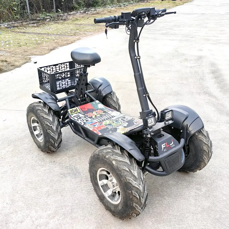 60V 10000W All-Terrain 4x4 21-inch SUV Scooter Adult 4 Wheels