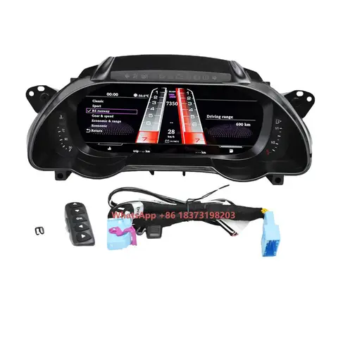 12.3 Inch LCD Speedometer Cockpit Display for Audi A4 B8 A5 Instrument Digital Cluster Linux System 2009-2012