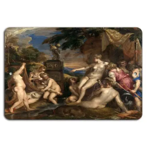 and Adonis: Timeless Mythical Beauty in Art-Aluminum-tin sign