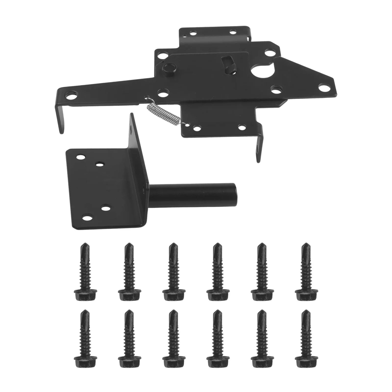 

Garden Gate Wooden Fence Latch 1 Set Self-Locking Gate Latch Left And Right-handed Use Outdoor Gate Latch Resistant Latch