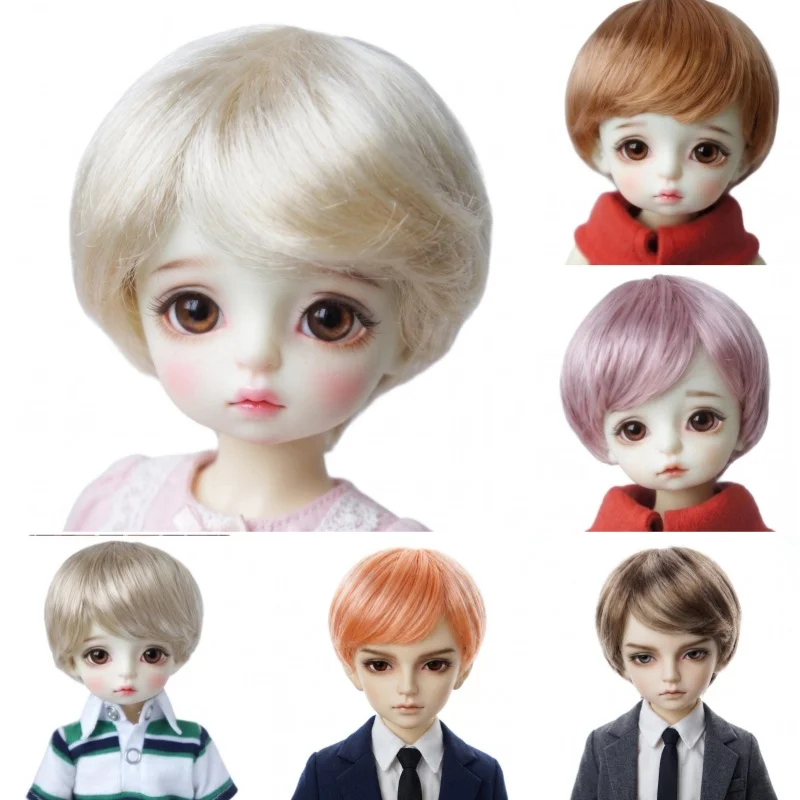 Jusuns Doll wigs  D28053 6-7inch 16-18CM  Enfanct baby cut synthetic mohair BJD wigs  1/6 YOSD Doll accessories