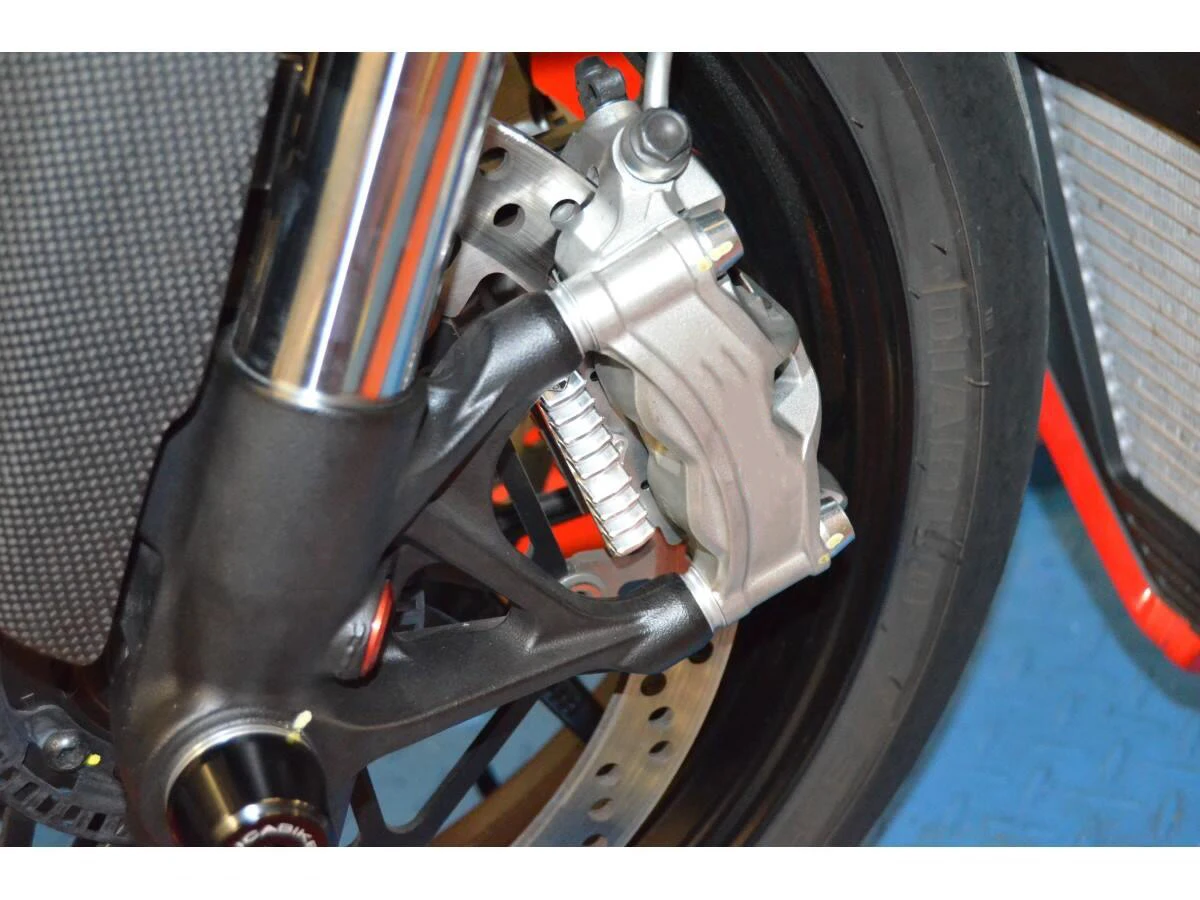 แผ่นระบายความร้อนเบรคอลูมิเนียม + เหล็ก CNC ฝาครอบหม้อน้ำสำหรับ Ducati Superbike 1098 R bayliss 2009-2009