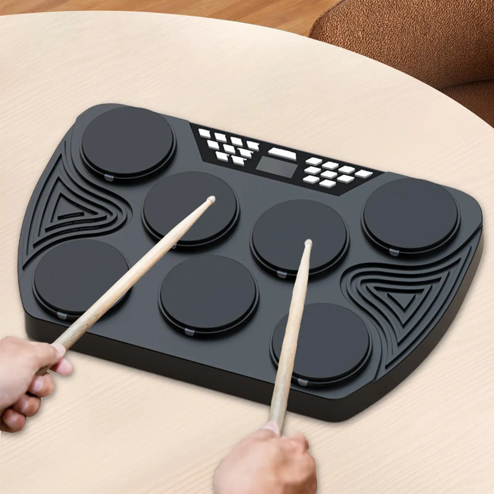 

Electronic Drum Set Bluetooth MIDI Function Roll up Drum Electric Drum Pad for Kids Boys Girls Beginners Friends Holiday Present