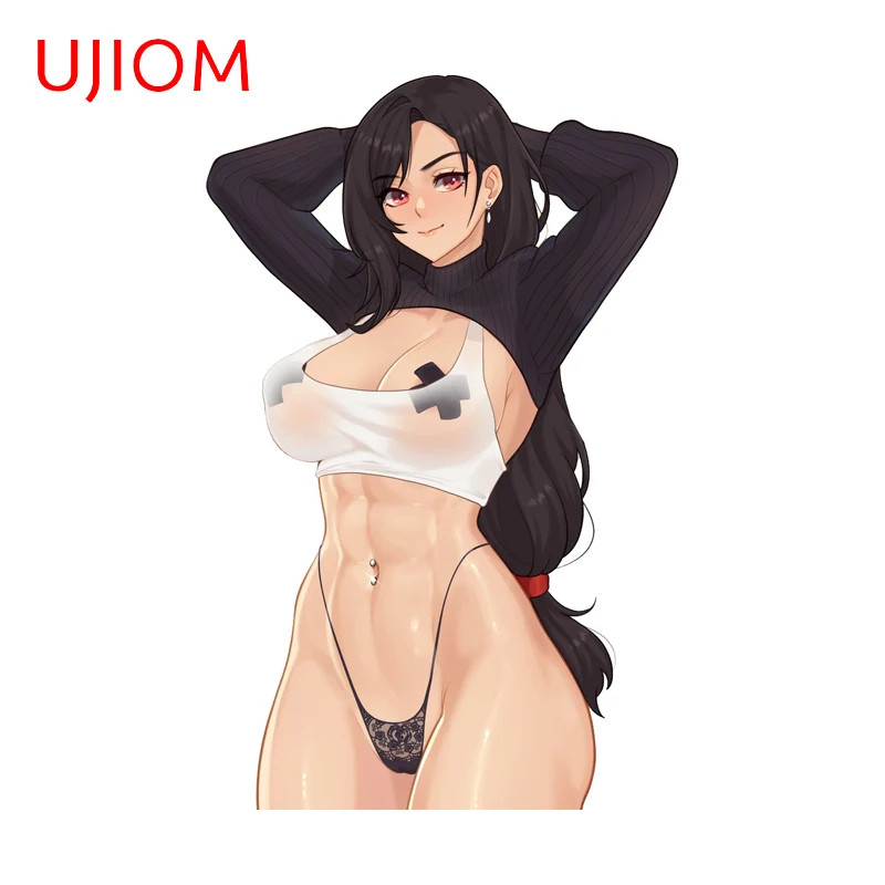 UJIOM Seductive Pretty Tifa Wall Sticker Decorative Trendy Attractive Interesting Decal High Quality Charming Anime Wallpapers