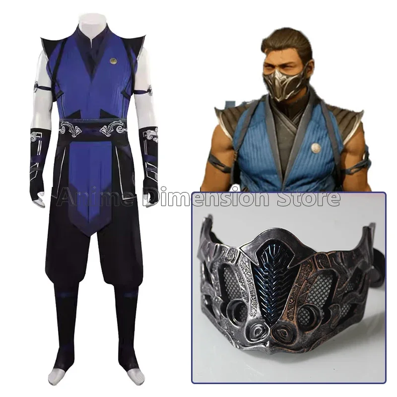 

Костюм для косплея Sub-Zero, Униформа, игровой костюм Mortal Kombat, ролевая маска, наряды, костюм на Хэллоуин, карнавал для мужчин