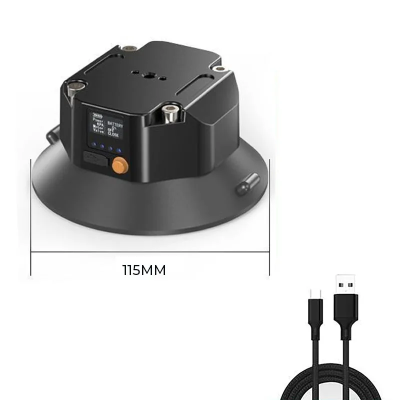 3-6 inch Sterke Elektrische Zuignap Autocamera Zuignap Schokabsorptie Sportcamera Vaste opnametool voor cameratelefoon - afbeelding 1