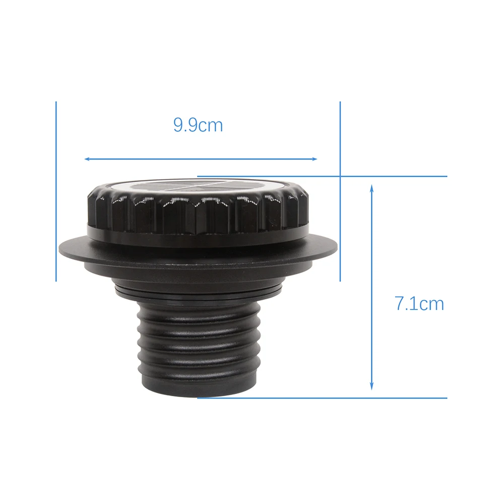 MOTO4U For BMW R Series R45 R65 R80 R90 R100 Aluminum Motorcycle Accessories Black Oil Fuel Tank Gas Cap Cover Keyless