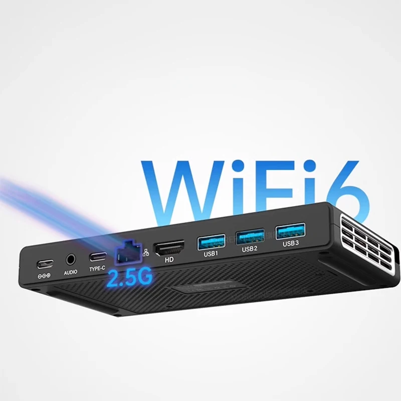 12th Generation N200 Mini Computer Host Win11 office home 16G/32G LPDDR5 4800MHz game 4K portable small computer