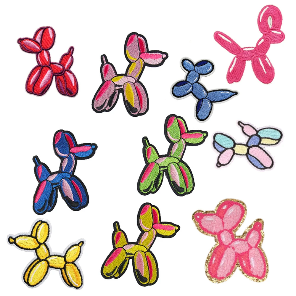 Balloon Dog Emblem Clothing Accessories Badge Sticker Embroidered Embroidery Sticker Iron-on Patches