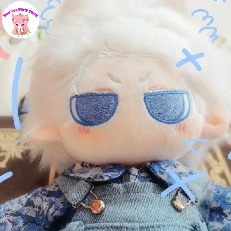 

20cm Vergil Attribute Anime Role Plush Stuffed Doll Body Dress Up Clothes Cotton Plushies Kawaii Figures Mascot Xmas Gift