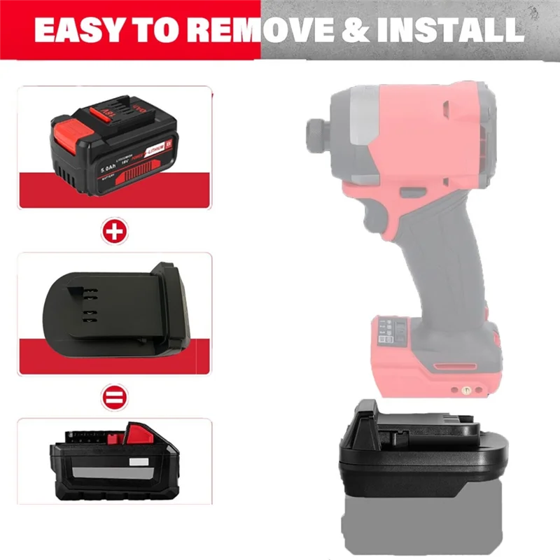A74E-For 18V Li- Battery Adapter Converter To For 18V Li- Battery Tool