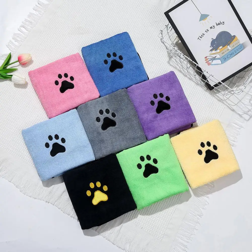 Pet Drying Towel Dog Towel Super Absorbent Pet Bath Towel Pet Bathrobe Towel Absorbent Robe Towel For Large Medium Small Dogs