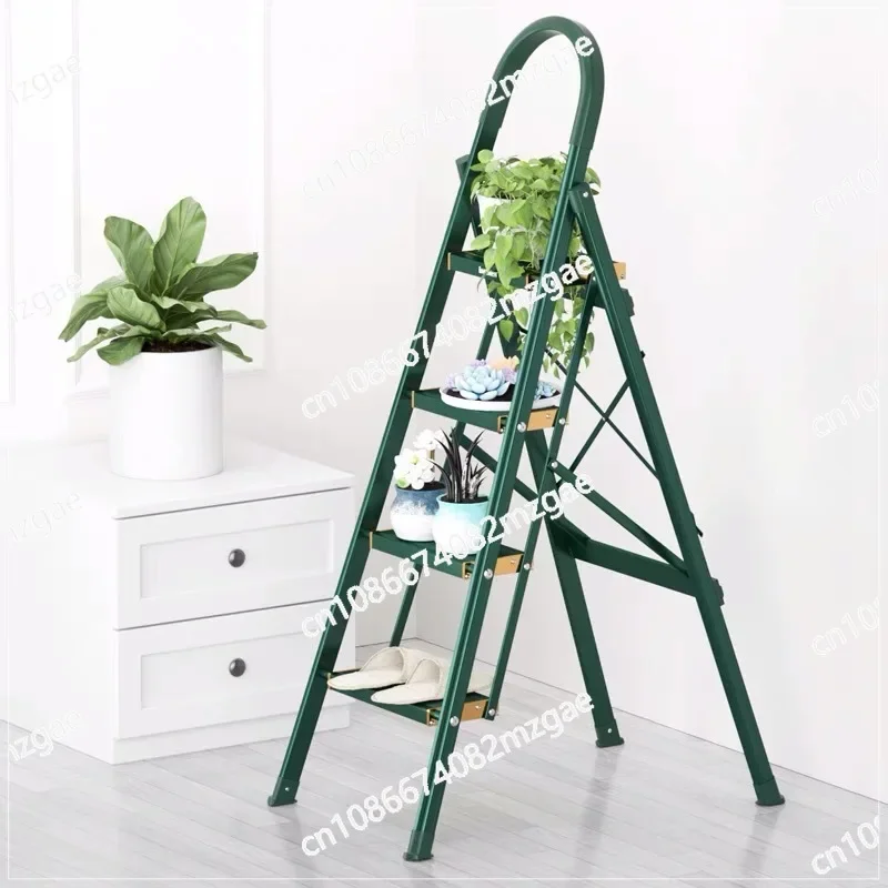 

Multi-functional Portable Lifting Five-step Small Staircase Aluminum Alloy Telescopic Herringbone Ladder Thickened Folding