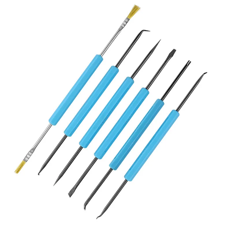 6-piece set of welding assistance tools, PCB disassembly, cleaning, circuit board maintenance, and welding assistance tools