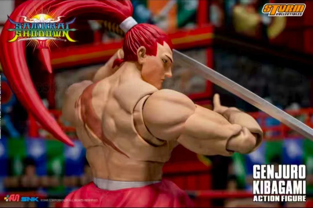 

【Оригинал】Storm Collectibles Samurai Shodown IV Genjuro Kibagami 1/12 Фигурка Коллекционная модель игрушки