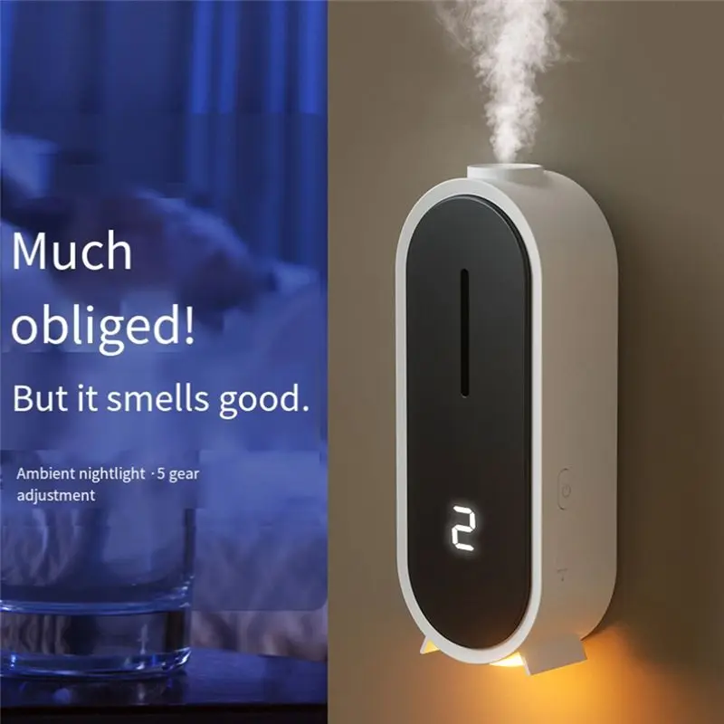Efficient-Automatic Fragrance Sprayer USB Ambient Light Timing Wall-Mounted Aromatherapy Machine Home Hotel Commercial Essential