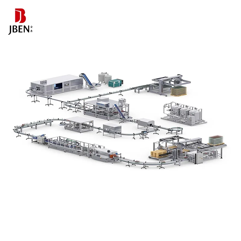 Carbonated beverage production line / fresh fruit juice processing plant / commercial concentrated fruit juice making machine