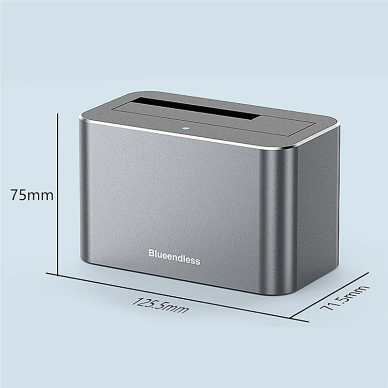 BLUEENDLESS SAS naar USB 3.0 harde schijf dockingstation 5Gbps snelle adapter, ondersteunt 20TB voor 2,5/3,5 inch SATA/SAS US PLUG