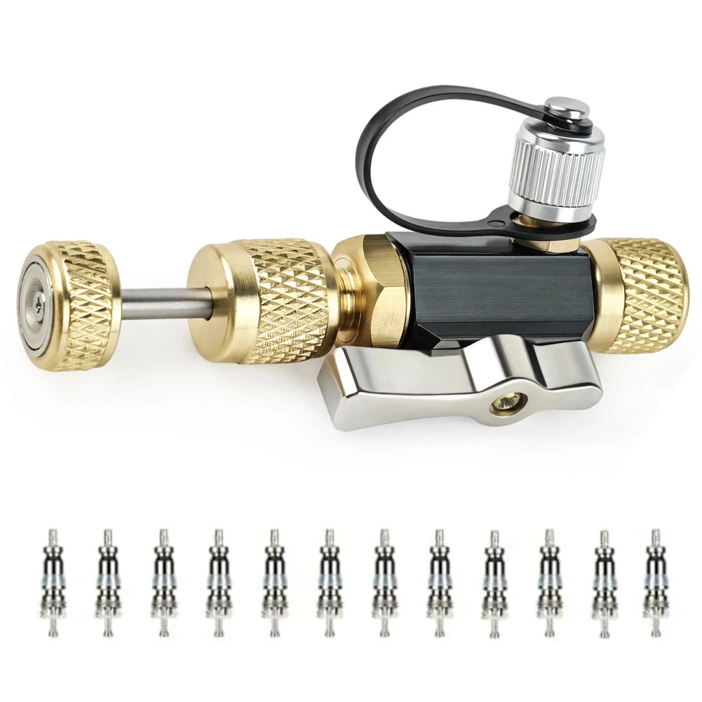 السيارات 1/4 و 5/16 في 1 صمام الأساسية أداة إزالة الصواميل 20 ميكرون فراغ تصنيف الأساسية أداة إزالة الصواميل صمام الأساسية تفكيك أداة التثبيت #5