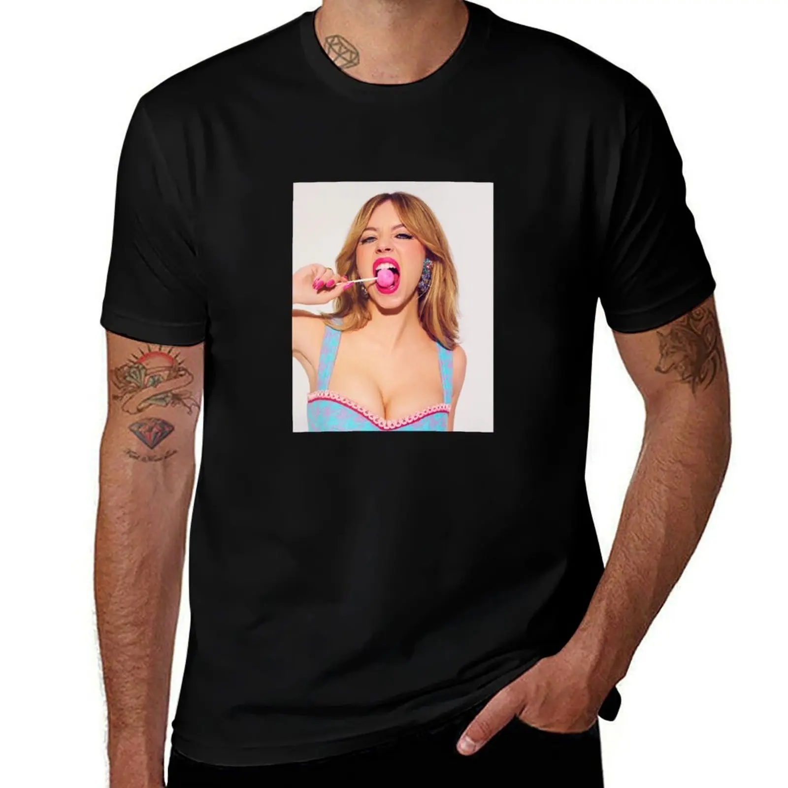 

candy lady T-Shirt customs clothes plus size tops tee shirts for men