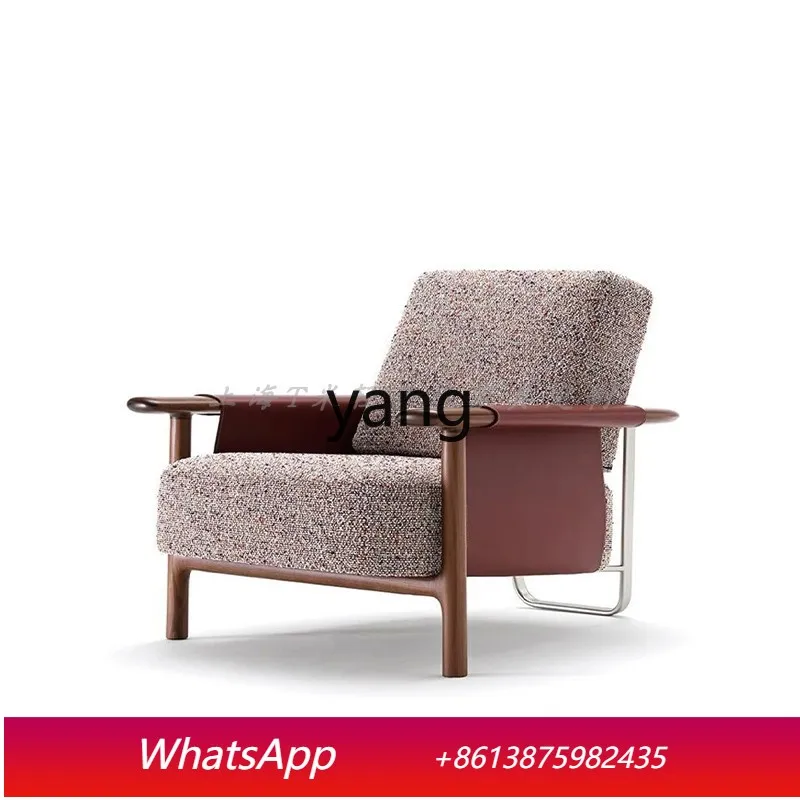 LTT Massivholz Wohnzimmer-Sofa Freizeitstuhl Modern Einfach Leicht Luxuriös