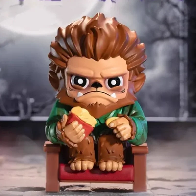 POPMART Mainan Kotak Misteri Seri Monster Universal Figur Aksi Anime Kawaii Boneka Kotak Misteri Kejutan Hadiah Anak Perempuan