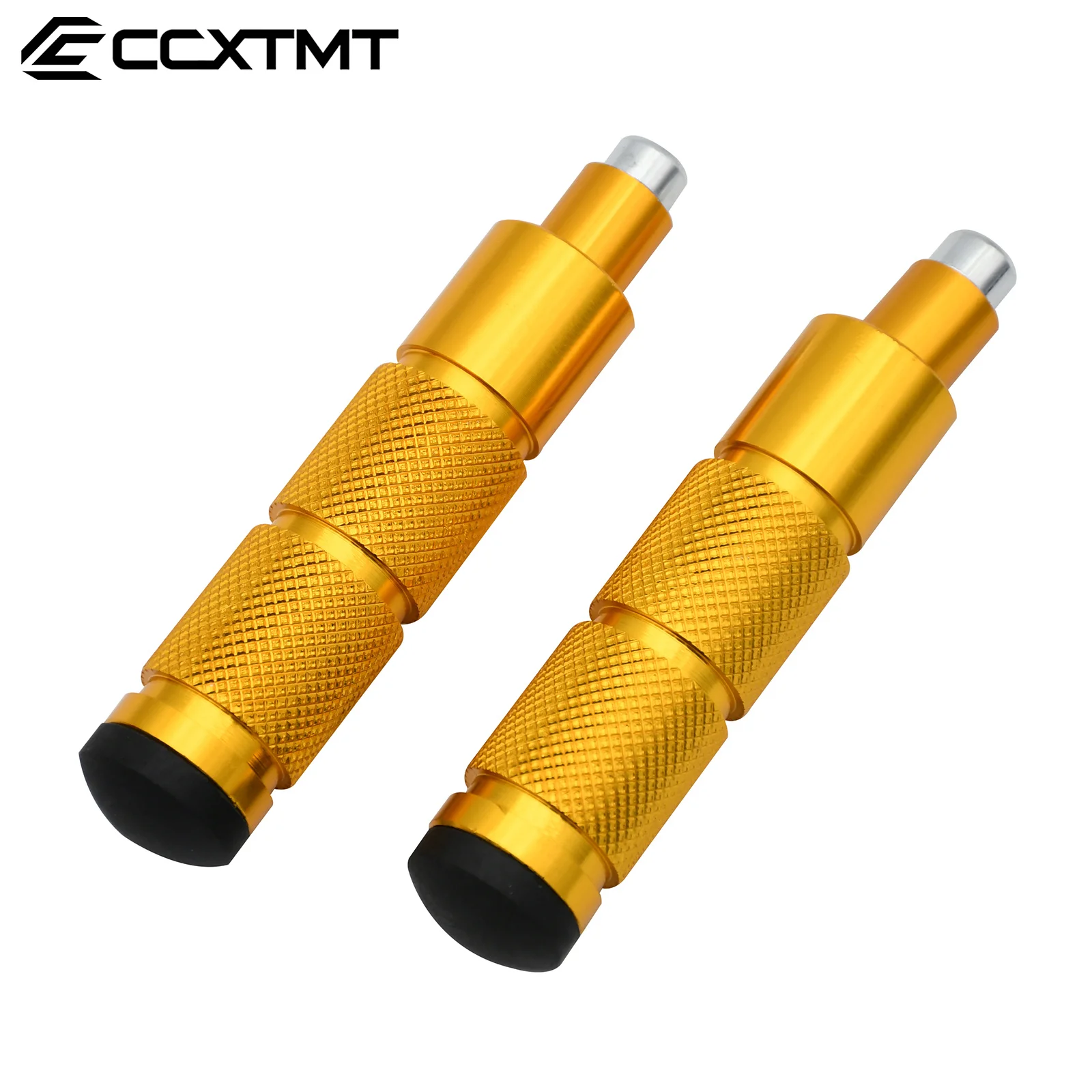 Universal CNC Aluminum M8 Motorcycle Bike ATV Scooter Dirt Bike Footrests Foot Pegs Pedals For Yamaha Honda Kawasaki KTM Suzuki