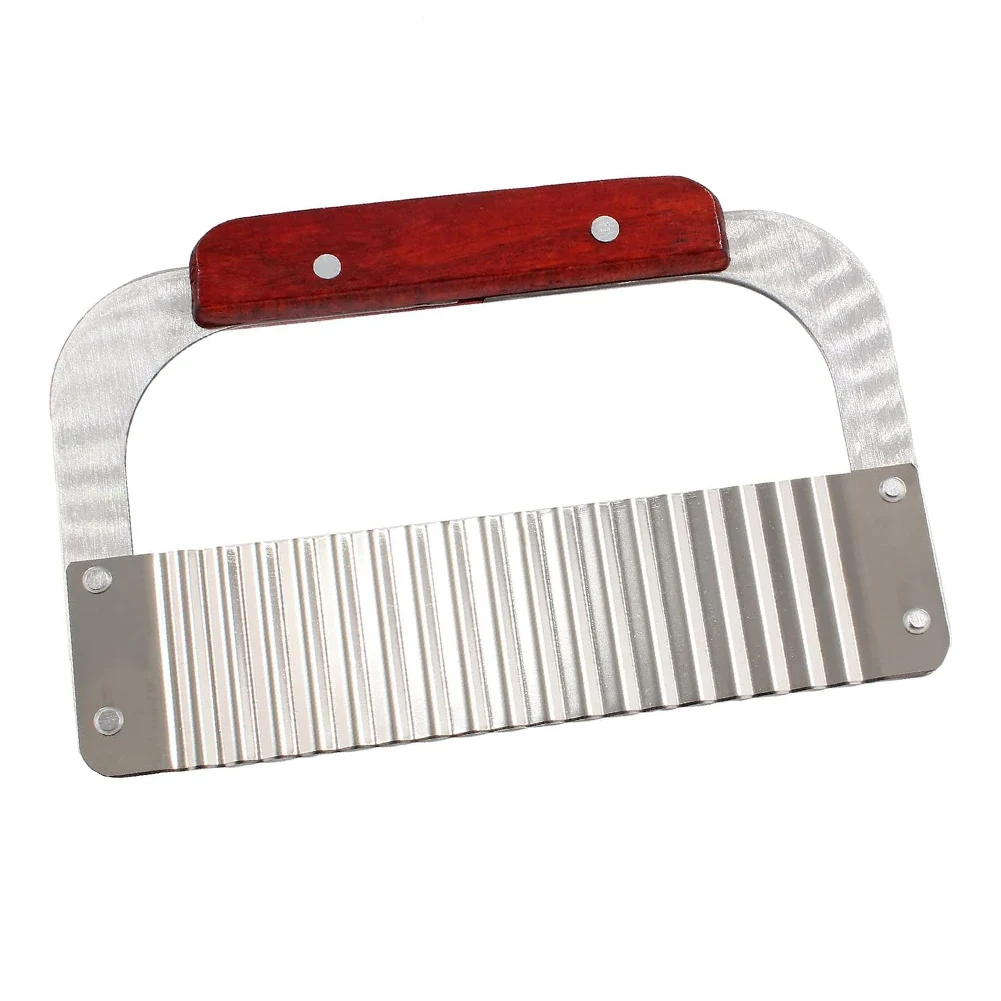 Potato Cutter Wave Potato Cutter Crinkle Cutting Tool for french Fry Slice Cutter Stainless Steel Wave Potato Cutter Multiple