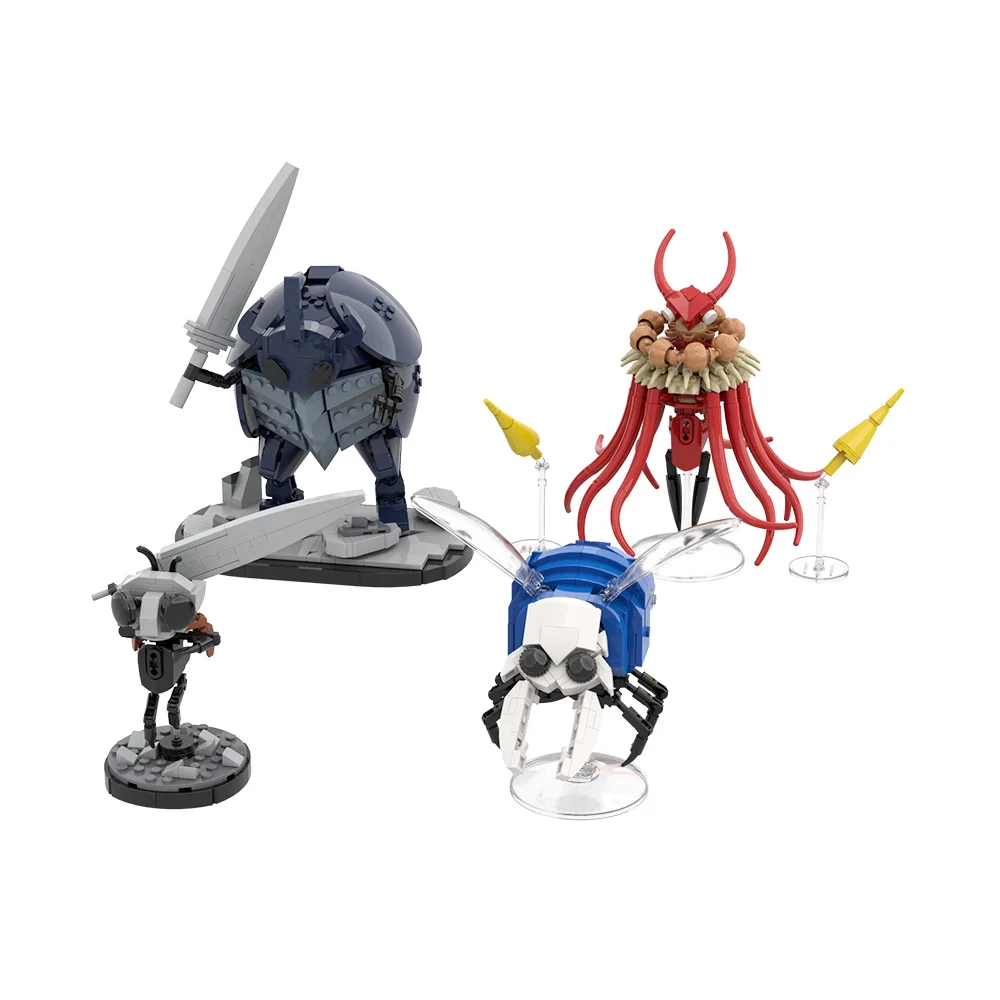 

MOC Hollow Knight Model Building Blocks DIY The Watcher Knights Nailsage Sly King Markoth Action Figure Bricks Toy Adult Gift