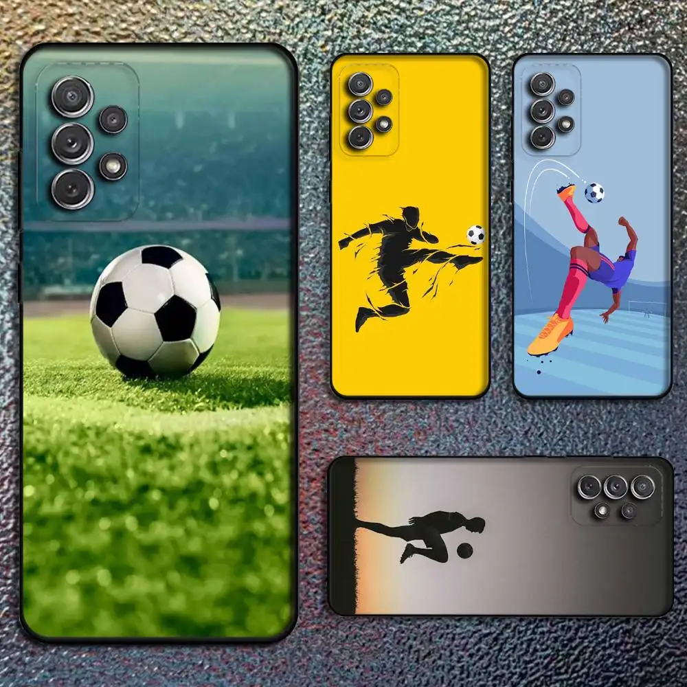 

Football Sport Football Phone Case For Samsung S25,S24,S21,S22,S23,S30,Ultra,S20,Plus,Fe,Lite,Note,10,9,5G Black Cover