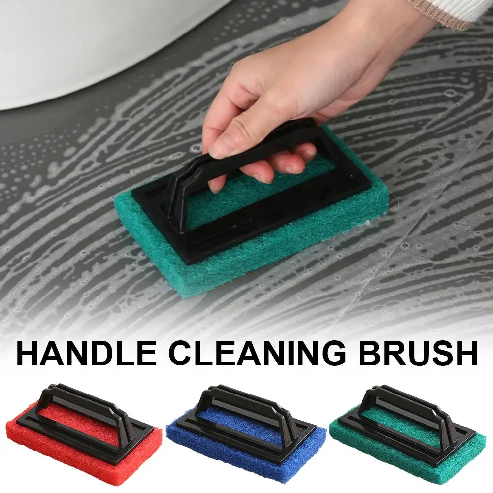 Nano Wiping Sponge Cleaning Brush With Cleaning Scrub Household Supplies Brush Tile Ceramic Tile Bathtub Handl E7A9