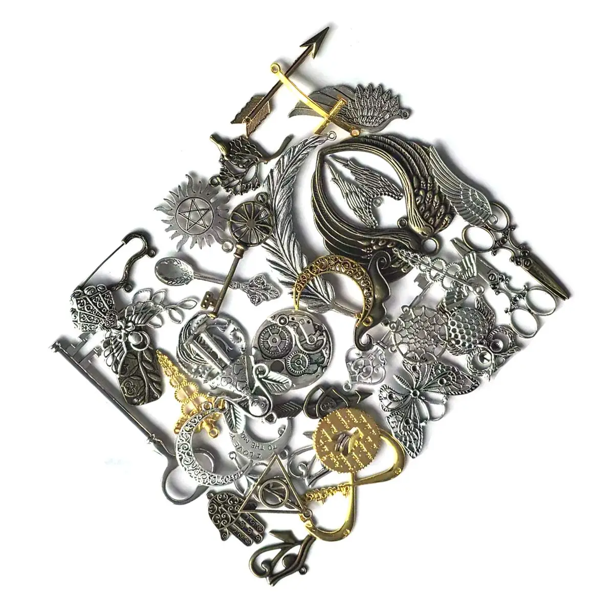 

1 кг разноцветные большие подвески-подвески, смешанные 30-100 мм, длинные ремесленные украшения, аксессуары, материал, упаковка, фурнитура