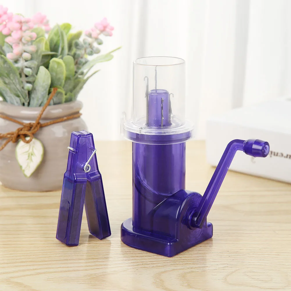 Hand-Operated Mini Sewing Knitting Mill Machine Sewing Tool Knitting Machine for DIY Bracelet Weave Spool Knitter Embellish