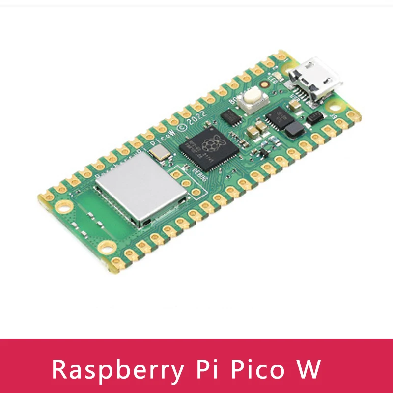 

Оригинальный Raspberry Pi Pico W с беспроводной макетной платой Wi-Fi, поддержка MciroPython // C/C ++/IoT