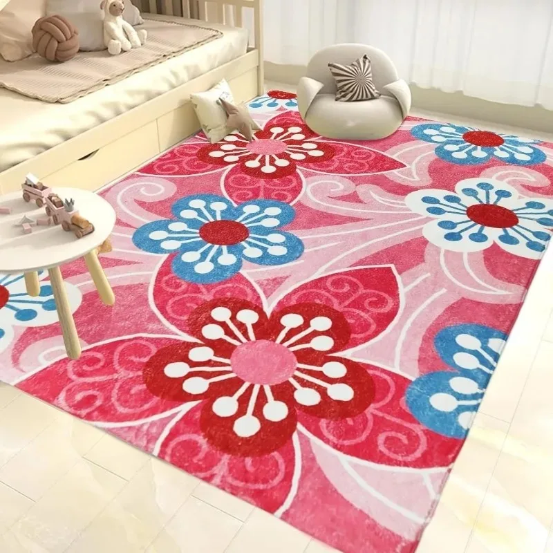 Rainbow Rug Colorful Stripe Kids Rugs Super Soft Bedroom Bedside Floor Mat Home Decor Living Room Sofa Carpets Ковер Tapis 러그