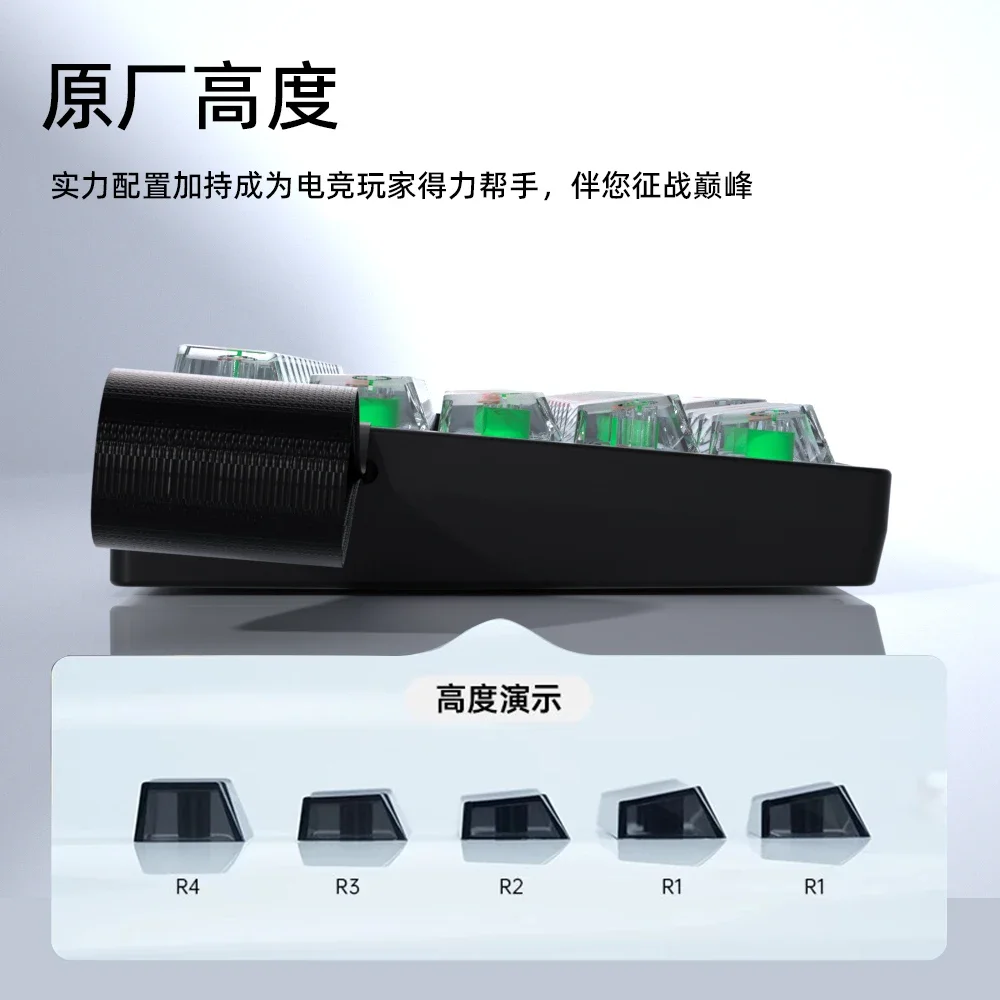 

Transparent Fog Keycap Positive Engraving Fog Transparent 60/68/75/87/98/108 Keyboard Keycap