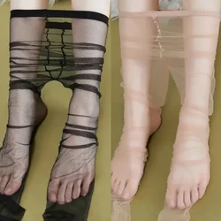0D Ultra-Thin Sexy Sheer Tights Transparent Women Pantyhose Breathable Female Stretchy Skinny Slim Stocking Long Sock Hosiery