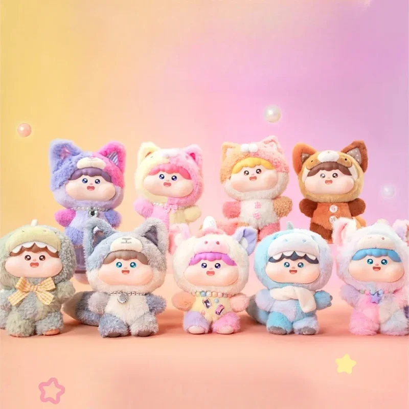 Fluffy Meatball Marshmallow Baby Vinyl Plush Blind Box 2Generation Toy Action Figure Series Mystery Box Decor Girl Surprise Gift