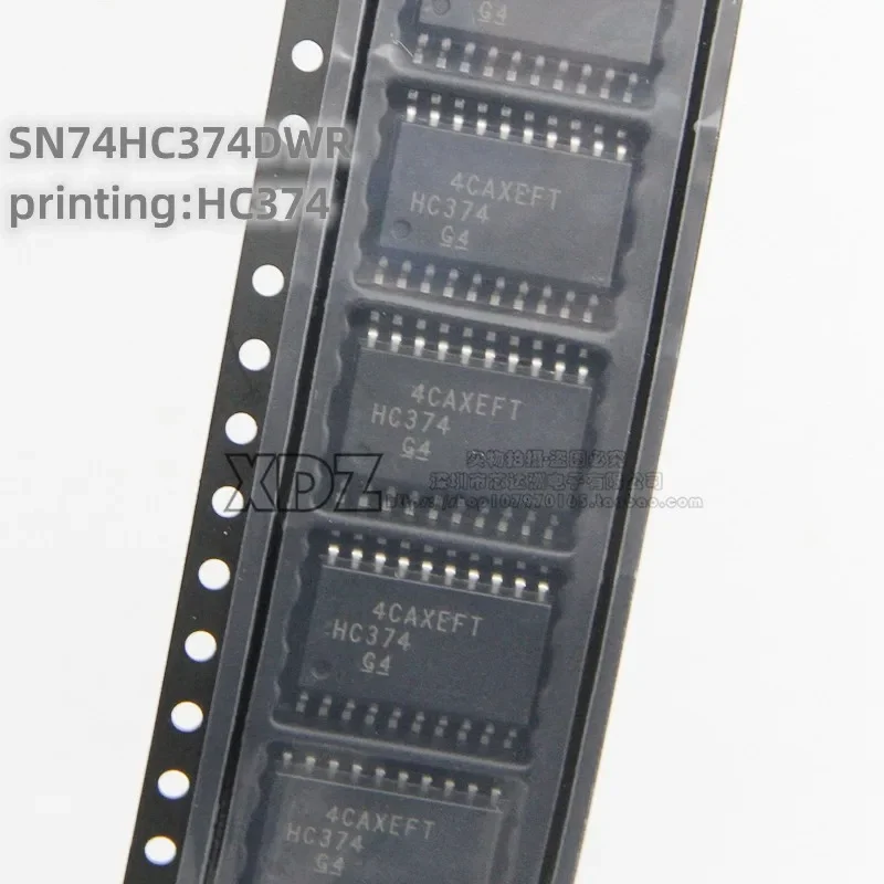 10pcs/lot SN74HC374DWR SN74HC374 Silk screen printing HC374 SOP-20 package 7.2mm wide body Eight-way D-type trigger chip