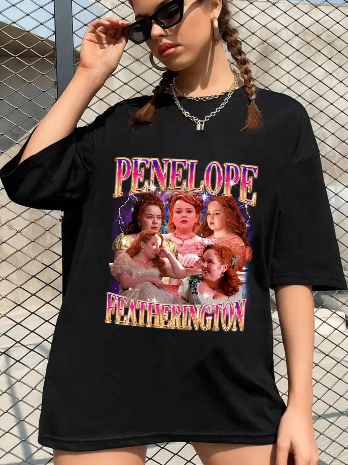 Vintage 90s Penelope Featherington Shirt Penelope Featherington Bootleg Shirt Homage Retro Graphic Tee Penelope and Colin Movie