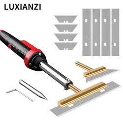 LUXIANZI-Ferro De Solda Lâmina De Aquecimento, Fingerprint IC Mainboard Repair Tools, Cola De Vidro Do Telefone Móvel Remover Ferramenta De Limpeza