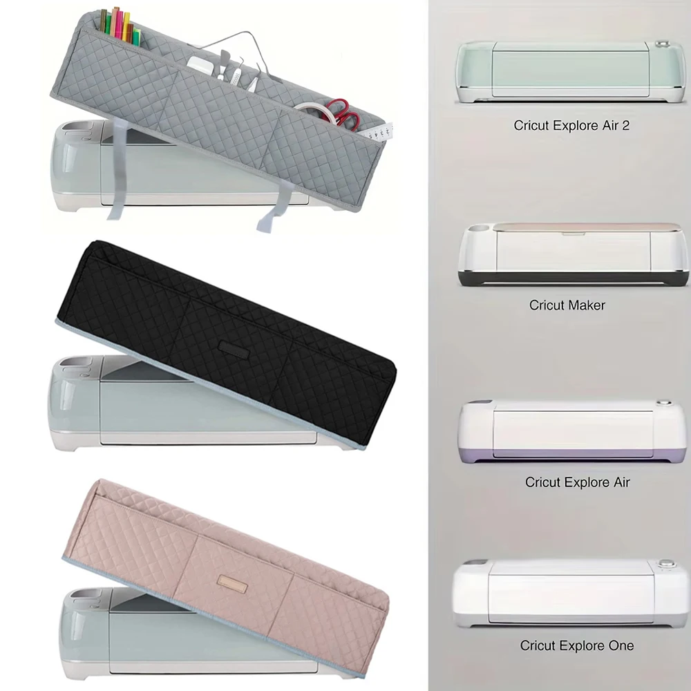 Cut Machine Covers Dust Protective Cover Dustproof Case Sleeve Shell For Cricut Maker Explore Air2 Machine Kit with Wide Elastic