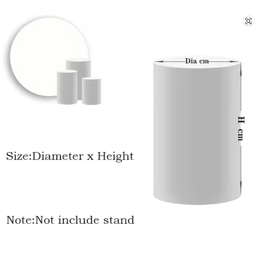 Custom Toy Story Cylinder Cover Background Blue Sky And White Clouds Buzz Lightyear Children's Birthday Baby Shower Round Base #6