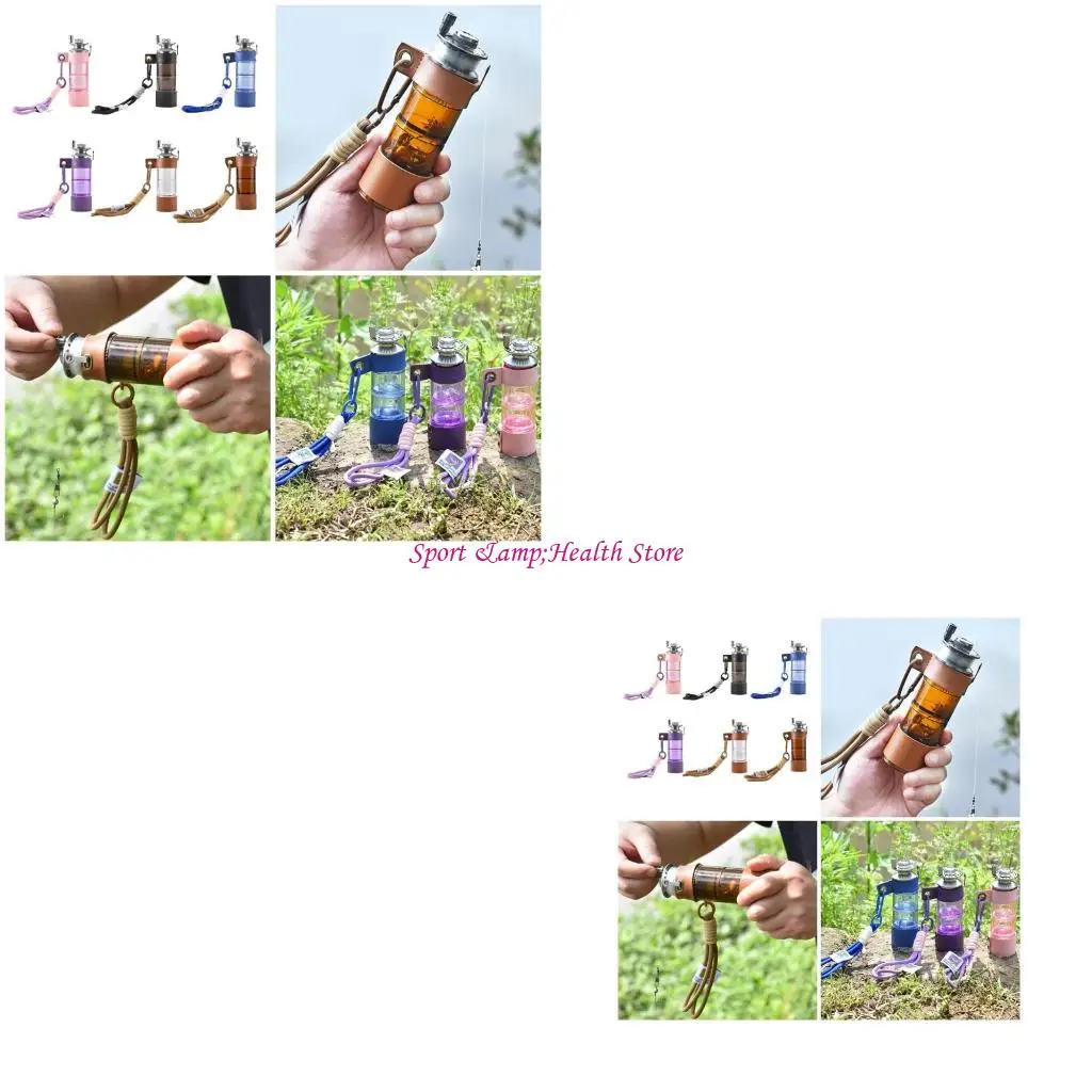 

Multifunction Fishing Rod Lures Holder Outdoor Small Lure Bottle Fishing Hook Organizers Portable Baits Container Bottle
