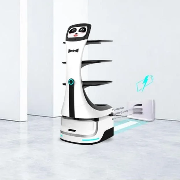 Artificial Intelligence Robot Restaurant Service Robot Food Delivery Restaurant Equipment Remote Control Waiter Robot