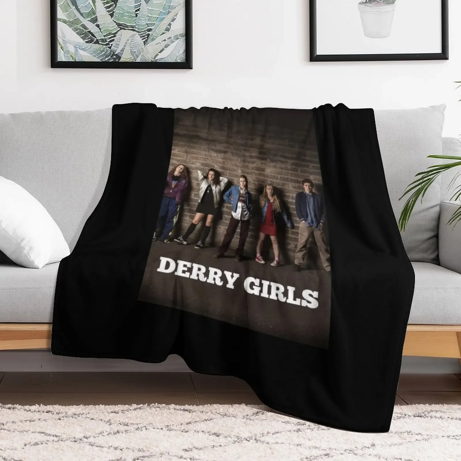 Men Women Derry Girls Funny Men Fan Throw Blanket Heavy Comforter Bed Fashionable Blankets